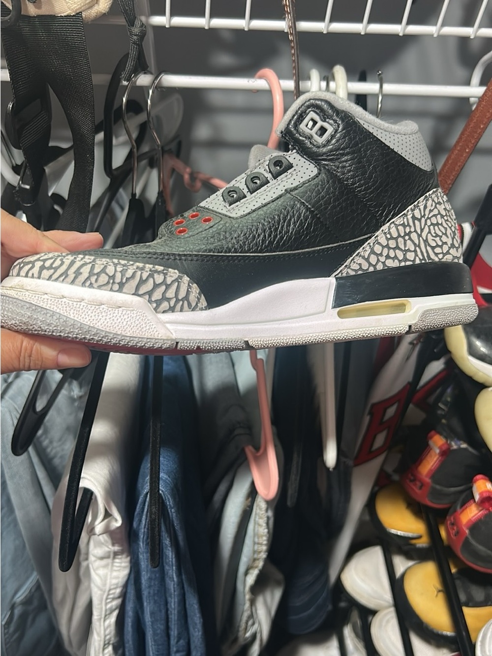 Jordan 3’s black cement